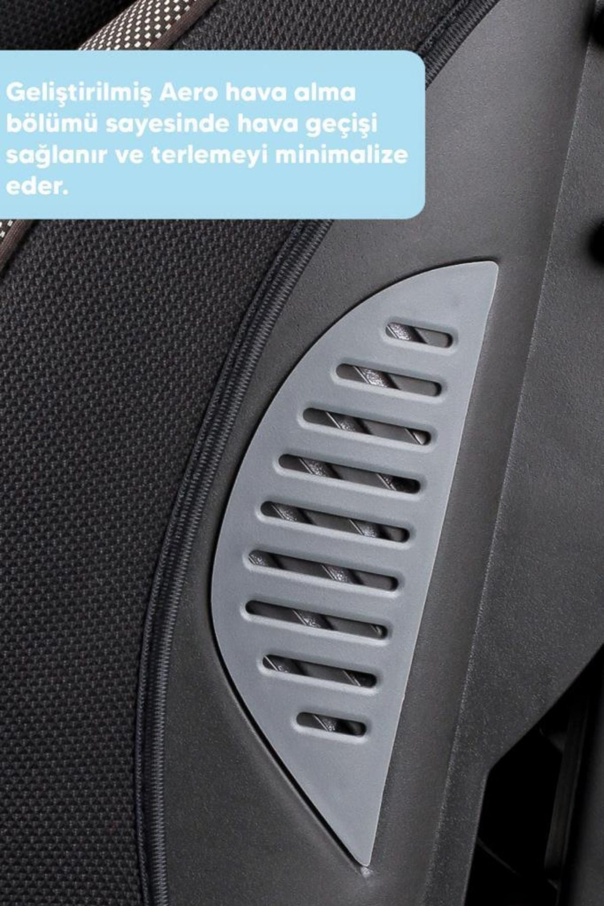 Heyner Multifix Aero Plus 9-36kg Isofix Oto Koltuğu Pantera Black I,II,III
