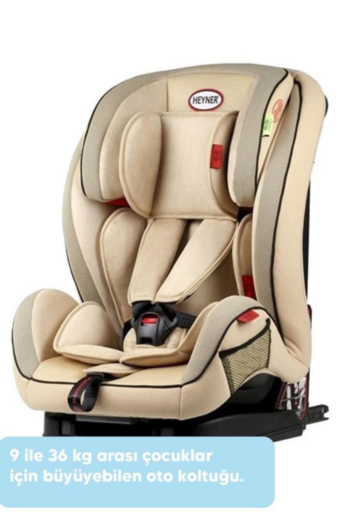 Heyner Multifix Aero Plus 9-36kg Isofix Oto Koltuğu Summer Beige I,II,III